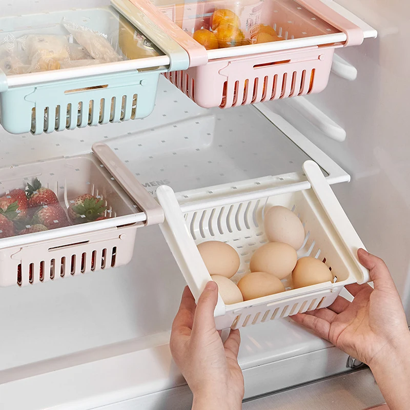 Retractable adjustable refrigerator storage box drawer basket refrigerator drawer drawer fresh compartment storage rack
Retractable adjustable refrigerator storage box drawer basket refrigerator drawer drawer fresh compartment storage rack