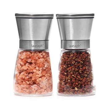 Salt and Pepper mill Set of 2, 304 Stainless Steel Pepper Grinder and Salt Grinder Adjustable Ceramic Rotor, kitchen accessories
Salt and Pepper mill Set of 2, 304 Stainless Steel Pepper Grinder and Salt Grinder Adjustable Ceramic Rotor, kitchen accessories
