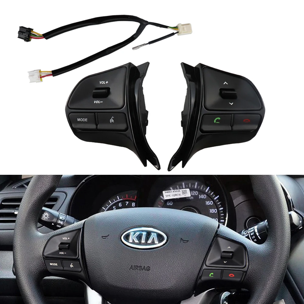Car Steering Wheel Control Button For KIA RIO 2011-2014 Audio Bluetooth Phone Volume Switch Replace Auto Parts
Car Steering Wheel Control Button For KIA RIO 2011-2014 Audio Bluetooth Phone Volume Switch Replace Auto Parts