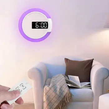 LED Mirror Surface Hollow out Time Display Wall Clock Multifunctional Creative Thermometer Digital Alarm Living Room Decoration
LED Mirror Surface Hollow out Time Display Wall Clock Multifunctional Creative Thermometer Digital Alarm Living Room Decoration