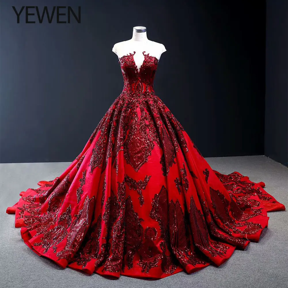 Illusion V Neck Wedding Dress Long 2020 Appliques Sequined Sleeveless Wedding Gowns plus size dresses Vestido de novia YeWen
Illusion V Neck Wedding Dress Long 2020 Appliques Sequined Sleeveless Wedding Gowns plus size dresses Vestido de novia YeWen