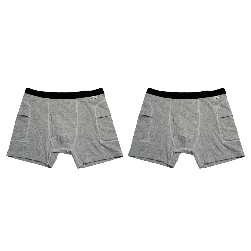 Pack of 2 Men Elderly Hip Fractures Protector Pants Support Shield Fall Prevention Underwear Pack of 2 Men Elderly Hip Fractures Protector Pants Support Shield Fall Prevention Underwear
