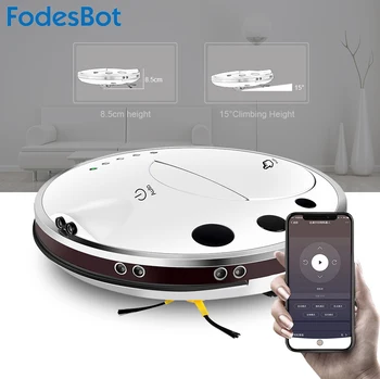 Fodesbot 3500pa Robot Vacuum Cleaner WiFi App Remote Control Smart Memory Wireless Sweeping Robot Pet Hair Home Dry Wet Mopping
Fodesbot 3500pa Robot Vacuum Cleaner WiFi App Remote Control Smart Memory Wireless Sweeping Robot Pet Hair Home Dry Wet Mopping