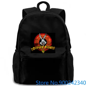 Looney Tunes Logo Bugs Bunny Daffy Duck Vintage Official Black Mens women men backpack laptop travel school adult
Looney Tunes Logo Bugs Bunny Daffy Duck Vintage Official Black Mens women men backpack laptop travel school adult