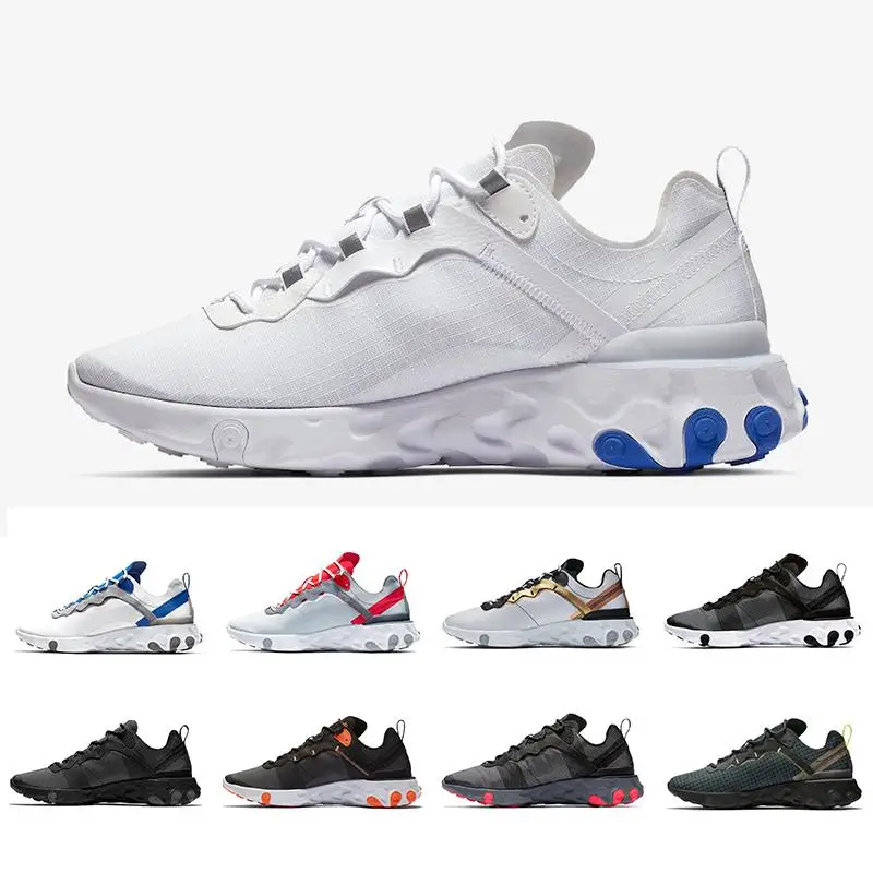 

Volt Taped Seams React Element 55 Undercover X Upcoming running shoes Solar University Red designer sports men women Sneakers
