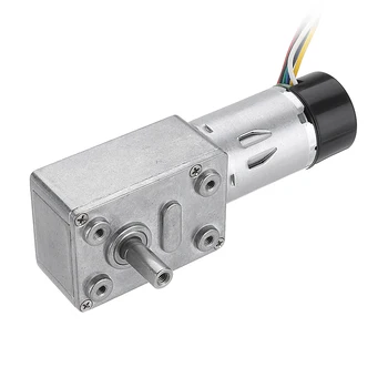 JGY-370 DC 12V 10/30/90/150RPM Motor Reduction Gear Worm Self-locking Encoder Signal Feedback Motor Internal Gearbox
JGY-370 DC 12V 10/30/90/150RPM Motor Reduction Gear Worm Self-locking Encoder Signal Feedback Motor Internal Gearbox