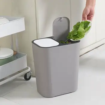 Trash Can Push-type Waste Sorting Trash Can Dual Compartment Garbage Bin For Home Living Room Kitchen Office Household Products
Trash Can Push-type Waste Sorting Trash Can Dual Compartment Garbage Bin For Home Living Room Kitchen Office Household Products