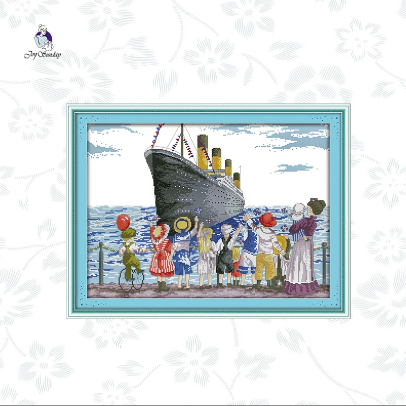 Joy Sunday Sea Handmade Needlework Stamped Cross Stitch Kits 11CT Landscape Style Printed Fabric 14CT Canvas Embroidery Gift Set
Joy Sunday Sea Handmade Needlework Stamped Cross Stitch Kits 11CT Landscape Style Printed Fabric 14CT Canvas Embroidery Gift Set