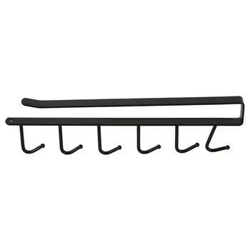 U Type Design 6 Hook Rack Bathroom Kitchen Organizer Seamless Hanging Multi Hooks Wine Coffee Cup Storage Holder Dishes Racks 
U Type Design 6 Hook Rack Bathroom Kitchen Organizer Seamless Hanging Multi Hooks Wine Coffee Cup Storage Holder Dishes Racks