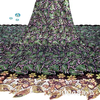 2020 HOT French Nigerian sequins net African tulle mesh Sequence lace fabric high quality for wedding dress 5yards/lot
2020 HOT French Nigerian sequins net African tulle mesh Sequence lace fabric high quality for wedding dress 5yards/lot