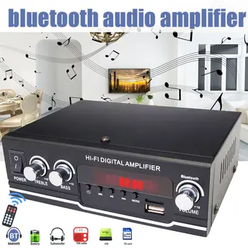 400W 220V Audio Power Amplifier 2CH Home Theater bluetooth Amplifiers HIFI Sound System Subwoofer Support FM USB SD Card
400W 220V Audio Power Amplifier 2CH Home Theater bluetooth Amplifiers HIFI Sound System Subwoofer Support FM USB SD Card