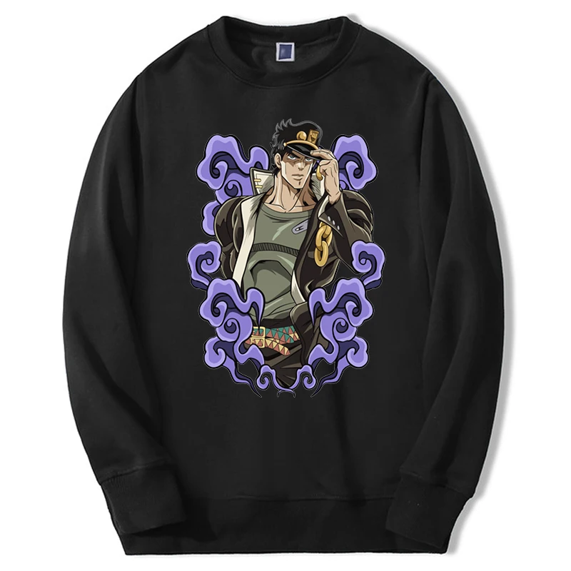 Anime JoJo's Bizarre Adventure Dio Jotaro Stone Ocean Male Thick Sweatshirts Casual Crew neck Hoody Men Simple Streetwear
Anime JoJo's Bizarre Adventure Dio Jotaro Stone Ocean Male Thick Sweatshirts Casual Crew neck Hoody Men Simple Streetwear