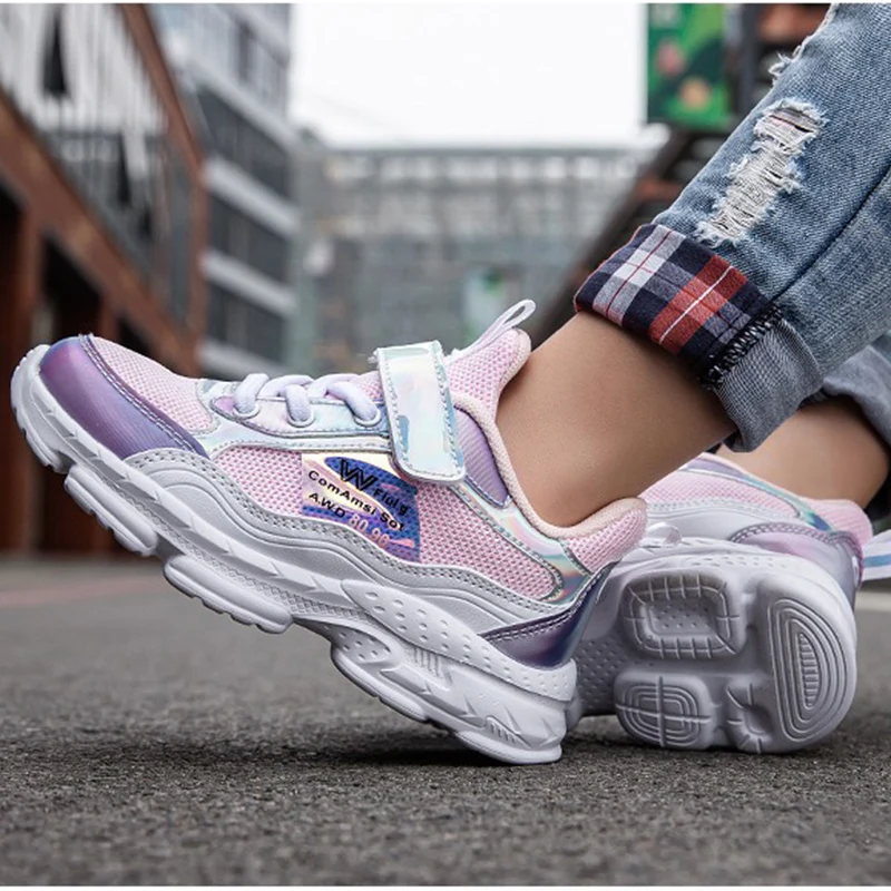 Спортивная обувь для девочек, новинка 2020, Корейская версия детской обуви на весну и осень, модная повседневная обувь для учащихся средней школы 
Спортивная обувь для девочек, новинка 2020, Корейская версия детской обуви на весну и осень, модная повседневная обувь для учащихся средней школы