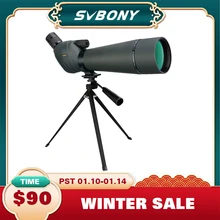 SVBONY 20-60X70/80 SV411 telescope Zoom Spotting Scope Dual Focus Waterproof Monocular powerful hunting camping New year present
SVBONY 20-60X70/80 SV411 telescope Zoom Spotting Scope Dual Focus Waterproof Monocular powerful hunting camping New year present