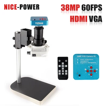 Industrial Electronic Digital 130x 38MP 2K HDMI USB Video Microscope Camera Set For Phone PCB SMD CPU Soldering Watch Repair
Industrial Electronic Digital 130x 38MP 2K HDMI USB Video Microscope Camera Set For Phone PCB SMD CPU Soldering Watch Repair