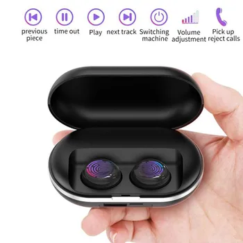 TWS Touch Headset Wireless Bluetooth Earphone 5.0 Stereo Bluetooth Earbuds Mic Handsfree Earbuds AI Control for Smart Phone
TWS Touch Headset Wireless Bluetooth Earphone 5.0 Stereo Bluetooth Earbuds Mic Handsfree Earbuds AI Control for Smart Phone