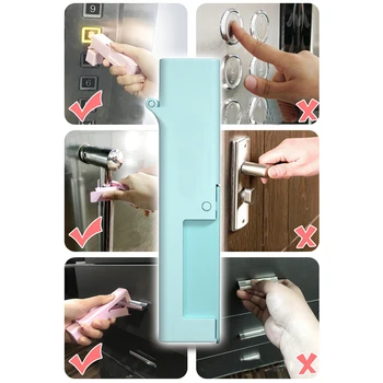 Reusable Epidemic Prevention Gadgets Elevator Buttons Door Handles Public Drawer Handle Gadgets Household Protective Equipment 
Reusable Epidemic Prevention Gadgets Elevator Buttons Door Handles Public Drawer Handle Gadgets Household Protective Equipment