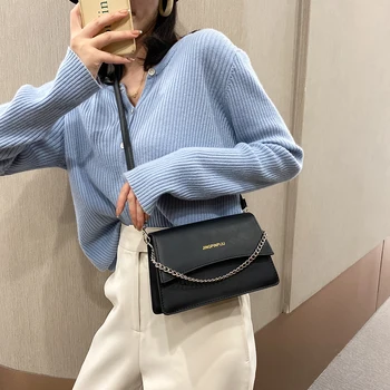 Fashion Casual PU Leather Women Shoulder Messenger Bags Vintage Solid Color Chain Flap Ladies Daily Crossbody Bags
Fashion Casual PU Leather Women Shoulder Messenger Bags Vintage Solid Color Chain Flap Ladies Daily Crossbody Bags