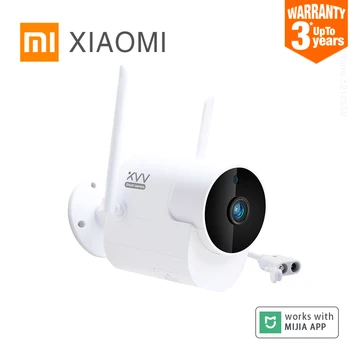 Xiaomi Xiaovv outdoor camera IP65 waterproof Ultra wide-angle HD quality Wireless WIFI High-definition Night vision MI Home APP
Xiaomi Xiaovv outdoor camera IP65 waterproof Ultra wide-angle HD quality Wireless WIFI High-definition Night vision MI Home APP