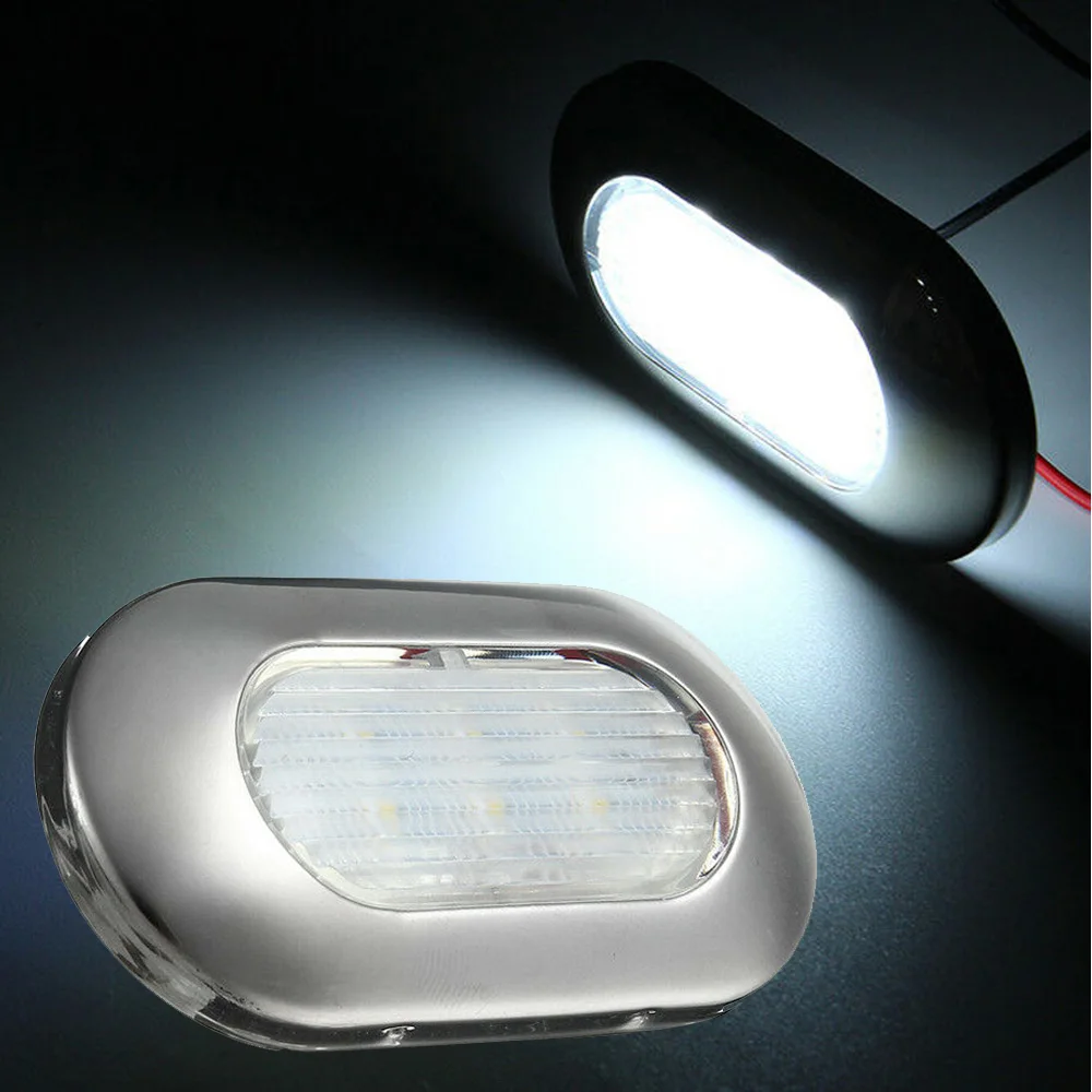1pc Car LED Light White 3-LED 12V Marine Boat Yacht Stainless Steel Anchor Stern Light White 3528 SMD
1pc Car LED Light White 3-LED 12V Marine Boat Yacht Stainless Steel Anchor Stern Light White 3528 SMD