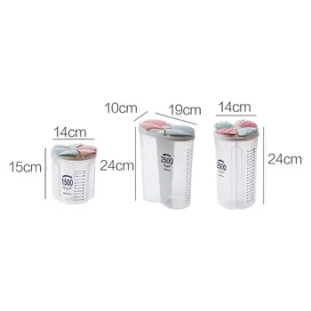 2020New Transparent Kitchen Storage Containers Beans Grain Cereal Sorting Storage Container Rice Box Sealed Box with Divider
2020New Transparent Kitchen Storage Containers Beans Grain Cereal Sorting Storage Container Rice Box Sealed Box with Divider