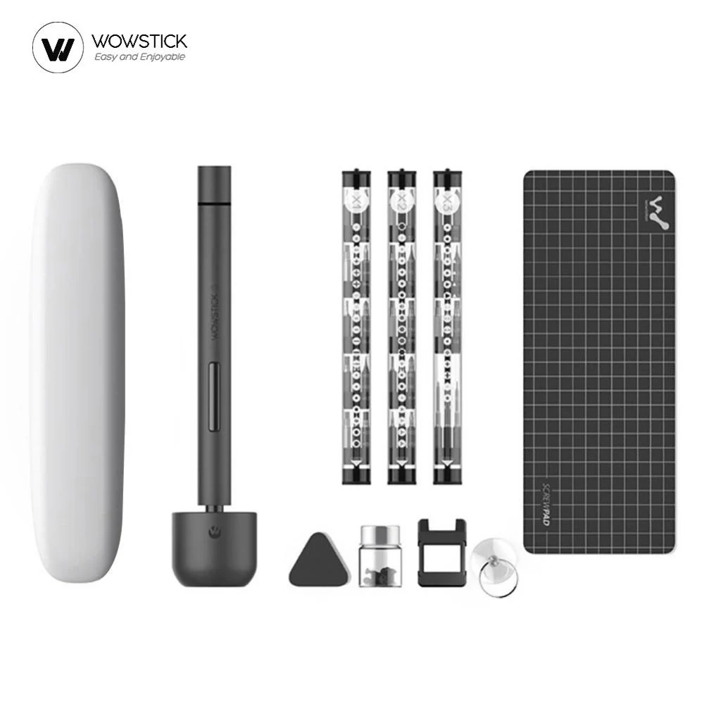 Xiaomi Wowstick 1F Pro Mini Electric Screwdriver Rechargeable Cordless Power Screw Driver Kit With LED Light Lithium Battery
Xiaomi Wowstick 1F Pro Mini Electric Screwdriver Rechargeable Cordless Power Screw Driver Kit With LED Light Lithium Battery