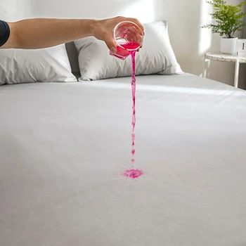 1pc Waterproof Solid Color Mattress Cover Stain Resistant Washable Bedspread Fitted Sheet Mattress Protective Cover
1pc Waterproof Solid Color Mattress Cover Stain Resistant Washable Bedspread Fitted Sheet Mattress Protective Cover