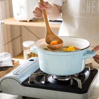 MDZF SWEETHOME Enamel Saucepot Soup Pot Cooking Boiler Cooking Pot with Cover Gas Induction Cooker Safe
MDZF SWEETHOME Enamel Saucepot Soup Pot Cooking Boiler Cooking Pot with Cover Gas Induction Cooker Safe
