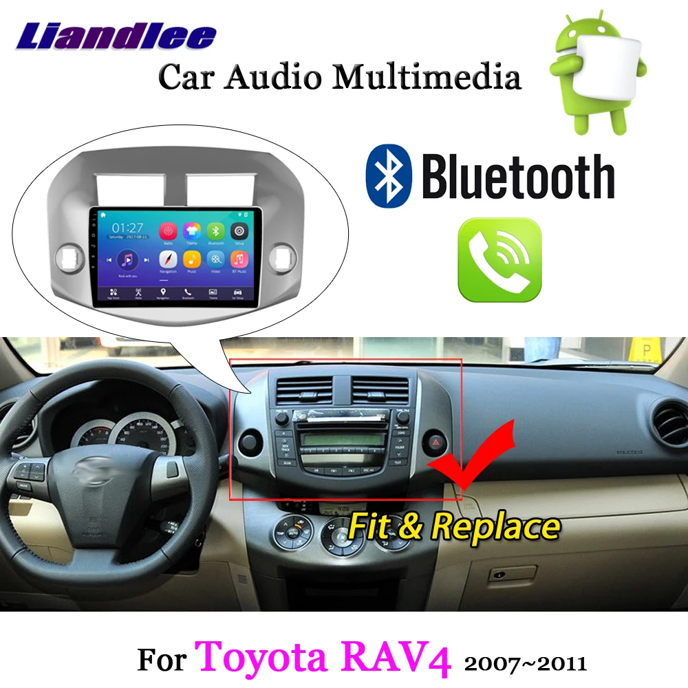 Liandlee For Toyota RAV4 XA30 2007~2011 Android 7.1 System Radio Carplay BT Camera USB Wifi GPS Map Navi Navigation Multimedia
Liandlee For Toyota RAV4 XA30 2007~2011 Android 7.1 System Radio Carplay BT Camera USB Wifi GPS Map Navi Navigation Multimedia