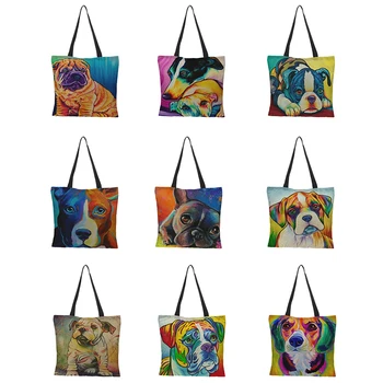Customized ladies casual shoulder bag high-grade linen shopping bag animal pattern double-sided printing foldable reusable
Customized ladies casual shoulder bag high-grade linen shopping bag animal pattern double-sided printing foldable reusable