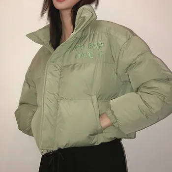 2020 Winter Jacket Women Coat Thick Parkas Turtleneck Long Sleeve Pure Fresh Green Female Fashion Loose Oversized Warm Clothes
2020 Winter Jacket Women Coat Thick Parkas Turtleneck Long Sleeve Pure Fresh Green Female Fashion Loose Oversized Warm Clothes