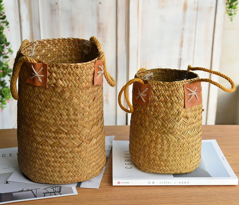 Natural Straw Baskets Flower Basket Decoration Bamboo Woven Living Room Woven Flower Arrangement Hanging Hand
Natural Straw Baskets Flower Basket Decoration Bamboo Woven Living Room Woven Flower Arrangement Hanging Hand