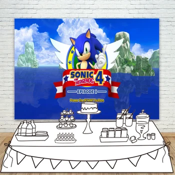 Cartoon Sonic The Hedgehog Happy Birthday Themed Photo Background Children Boys or Girl 1st Birthday Party Photography Backdrop
Cartoon Sonic The Hedgehog Happy Birthday Themed Photo Background Children Boys or Girl 1st Birthday Party Photography Backdrop