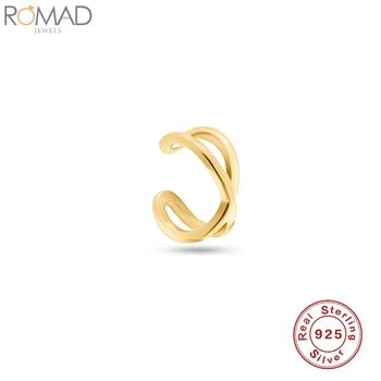ROMAD 925 Sterling Silver Single Clip Earrings For Women X Cross Glossy Earring Ear Cuff Earcuff Earings S925 Jewelry Pendiente
ROMAD 925 Sterling Silver Single Clip Earrings For Women X Cross Glossy Earring Ear Cuff Earcuff Earings S925 Jewelry Pendiente