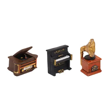 3pcs Desktop Musical Instrument Gramophone Ornament Musical Mini Desktop Ornament Miniature Phonograph Model
3pcs Desktop Musical Instrument Gramophone Ornament Musical Mini Desktop Ornament Miniature Phonograph Model