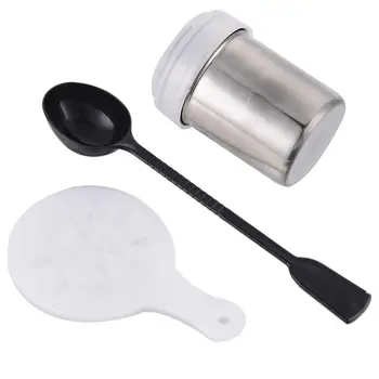 New 1Pc Stainless Steel Sprinkle Cocoa Cinnamon Sugar Gauze Mesh Jar Seasoning Bottle Fancy Coffee Powder Duster
New 1Pc Stainless Steel Sprinkle Cocoa Cinnamon Sugar Gauze Mesh Jar Seasoning Bottle Fancy Coffee Powder Duster