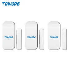 TOWODE 3PCS Wireless Door/Window Sensor Detector Home Security 433Mhz Anti-Theft Alarm Door Sensor For W18 K52 G34 G60 Alarm Kit
TOWODE 3PCS Wireless Door/Window Sensor Detector Home Security 433Mhz Anti-Theft Alarm Door Sensor For W18 K52 G34 G60 Alarm Kit