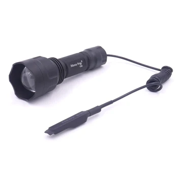 18650 IR Night Vision Flashlgith 5W 940nm 3W 850nm LED Zoomable Infrared Radiation Lantern Tactical Hunting Torch+remote switch
18650 IR Night Vision Flashlgith 5W 940nm 3W 850nm LED Zoomable Infrared Radiation Lantern Tactical Hunting Torch+remote switch