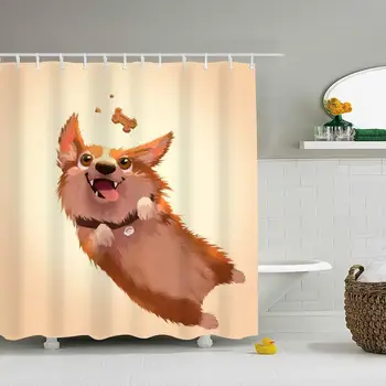 Greedy Corgi Polyester Fabric Shower Curtain Sets with Hooks Waterproof Mildew Bathroom Decor Holiday Great Gift
Greedy Corgi Polyester Fabric Shower Curtain Sets with Hooks Waterproof Mildew Bathroom Decor Holiday Great Gift