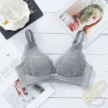 Seemless Sexy Lace Underwear Small Thin Push up No Steel Ring Bra Soft Cloud Sense Cotton Adjustable Underwear
Seemless Sexy Lace Underwear Small Thin Push up No Steel Ring Bra Soft Cloud Sense Cotton Adjustable Underwear