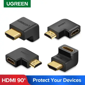 Ugreen HDMI Adapter 270 90 Degree Right Angle Male to Female Cable Converter 4K HDMI Extender for PS4 HDTV HDMI Connector
Ugreen HDMI Adapter 270 90 Degree Right Angle Male to Female Cable Converter 4K HDMI Extender for PS4 HDTV HDMI Connector