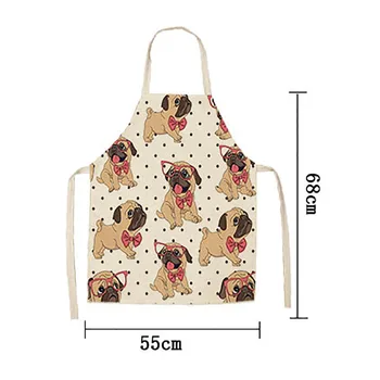 Kitchen Apron Lovely Dog Cotton Bulldog Printed Linen Sleeveless Apron Woman Adult Kids Home Cleaning Aprons
Kitchen Apron Lovely Dog Cotton Bulldog Printed Linen Sleeveless Apron Woman Adult Kids Home Cleaning Aprons