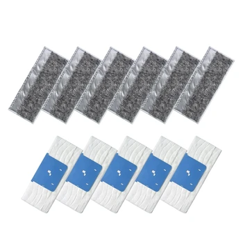 Robot Vacuum 6 Dry Water+ 5 Disposable Mop Cloths Pad for Irobot M6 Robotic Vacuum Cleaner Parts Replacement
Robot Vacuum 6 Dry Water+ 5 Disposable Mop Cloths Pad for Irobot M6 Robotic Vacuum Cleaner Parts Replacement