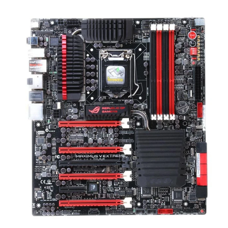 For ASUS Maximus V Extreme Desktop motherboard MB Intel Z77 LGA 1155 ATX DDR3 32GB SATA3.0 USB3.0 100% fully Tested
For ASUS Maximus V Extreme Desktop motherboard MB Intel Z77 LGA 1155 ATX DDR3 32GB SATA3.0 USB3.0 100% fully Tested