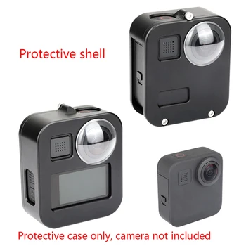 Case Waterproof Black Wear Resistant Aluminum Alloy Housing Shell Camera Accessories With Lens Cap Protective Cage For GoPro Max
Case Waterproof Black Wear Resistant Aluminum Alloy Housing Shell Camera Accessories With Lens Cap Protective Cage For GoPro Max