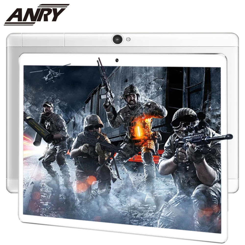 

ANRY 10,1 Inch Tablet PC MTK8732 Octa Core Processor 4G Lte Phone Call Phablet 64GB ROM 4 GB RAM Metal Cover Black/Silver/Gold