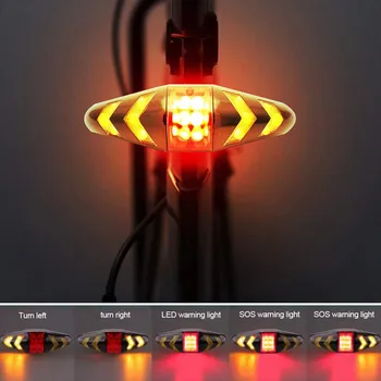 Bike Tail Light Turn Signals With Wireless Remote Control Turn Signals Lamp Bicycle Taillight Warning Light Bicycle Accessories 
Bike Tail Light Turn Signals With Wireless Remote Control Turn Signals Lamp Bicycle Taillight Warning Light Bicycle Accessories