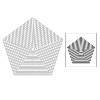 2020 New Hot Pentagon Corner Background Nesting Layered Metal Cutting Dies and For Die Scrapbooking Foil Cut Crafts No Stamps 
2020 New Hot Pentagon Corner Background Nesting Layered Metal Cutting Dies and For Die Scrapbooking Foil Cut Crafts No Stamps