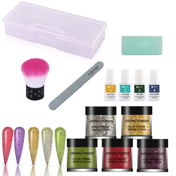 Nail Dip Powder Kits With Accessories Acrylic Gel Buffer Cleaning Brush Tools Dipping Powder Set For Nails
Nail Dip Powder Kits With Accessories Acrylic Gel Buffer Cleaning Brush Tools Dipping Powder Set For Nails