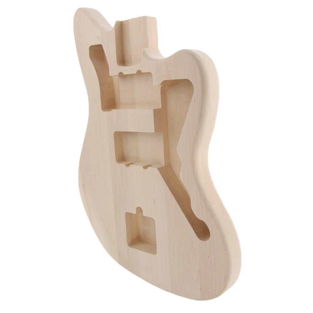Electric Guitar Unfinished Body, Wood DIY Musical Instrument Accessory Electric Guitar Unfinished Body, Wood DIY Musical Instrument Accessory